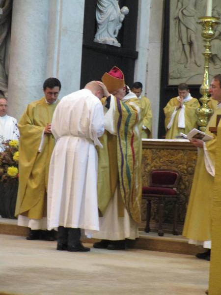 Diakenwijding Hylco Meirlaen - zondag 27 oktober 2024 in de Sint-Baafskathedraal te Gent © Michèle Beckers