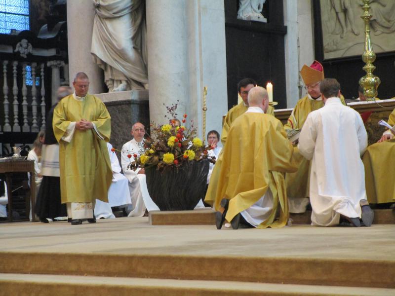 Diakenwijding Hylco Meirlaen - zondag 27 oktober 2024 in de Sint-Baafskathedraal te Gent © Michèle Beckers