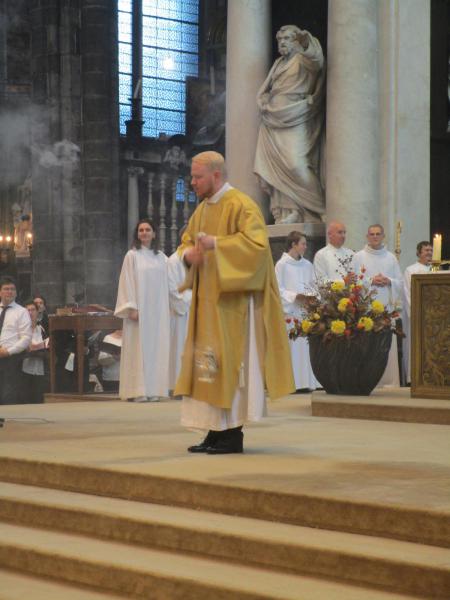 Diakenwijding Hylco Meirlaen - zondag 27 oktober 2024 in de Sint-Baafskathedraal te Gent © Michèle Beckers