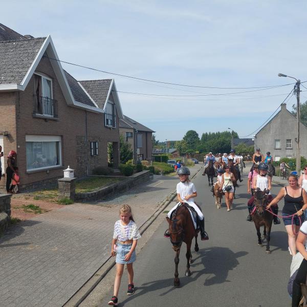 Paardenommegang Mere 14 augustus 2022 