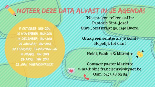 Flyer data © Joke De Waele