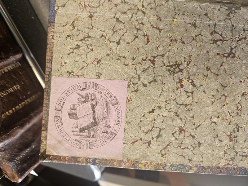 Ex libris Ernest Rembry © Bibliotheek Grootseminarie