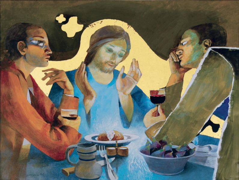 Aan tafel © Arcabas