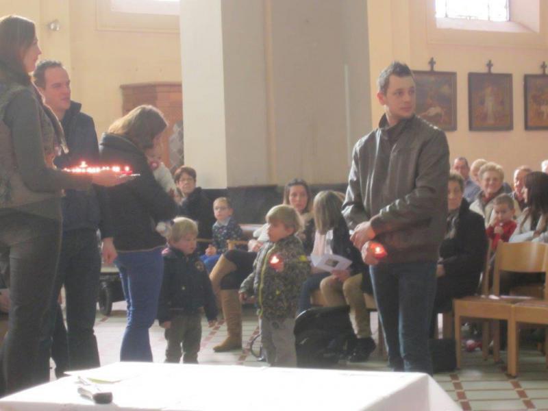 De lichtmisviering in het Centrum 