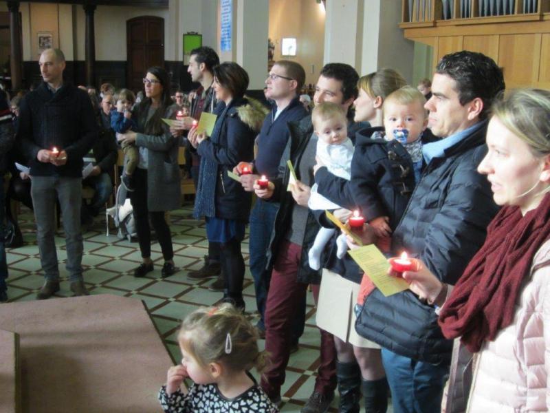 De lichtmisviering in het Centrum 
