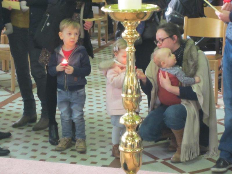 De lichtmisviering in het Centrum 