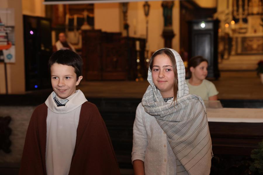 Kerstviering in Zwevezele  