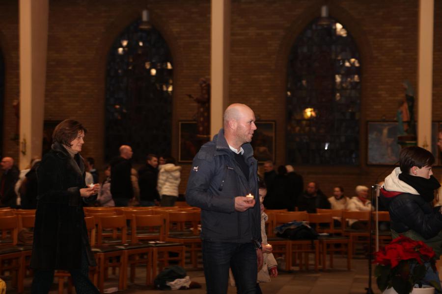 Kerstviering in Zwevezele  