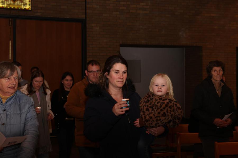 Maria-Lichtmis in de Sint-Aldegondiskerk in Zwevezele op zaterdag 8 februari 