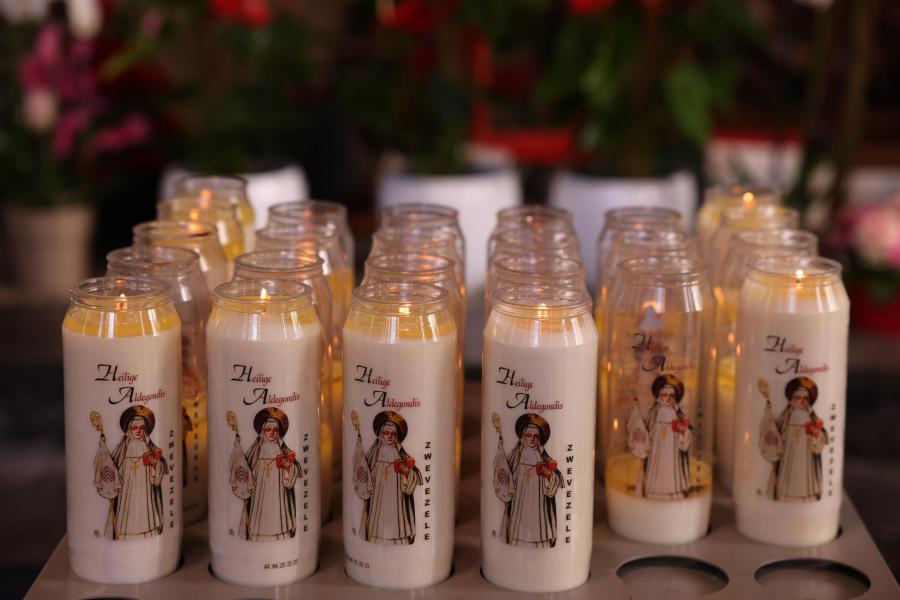 Sint-Aldegondisnoveen in de kerk van Zwevezele - Lof en ommegang 