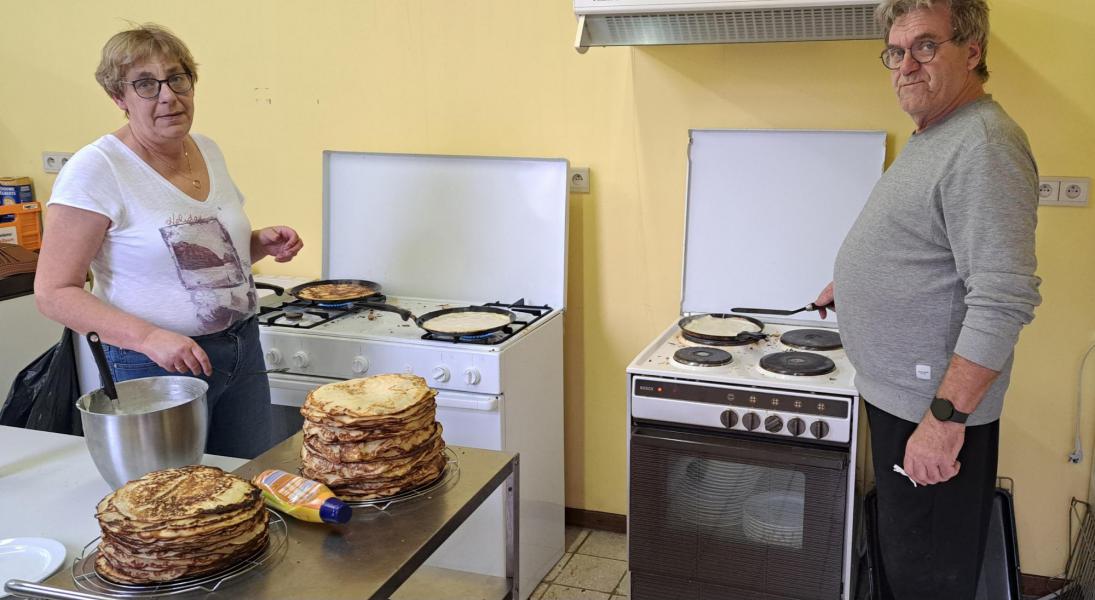 Pannenkoeken smullen ten voordele van Samana Zoutleeuw 