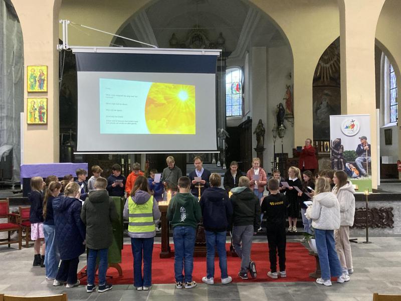 Startmoment vormelingen Zwevezele 