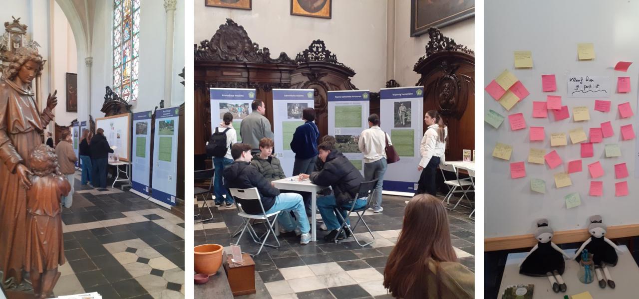 Enkele dagen later vonden al de eerste klassen de weg naar de expo © rb