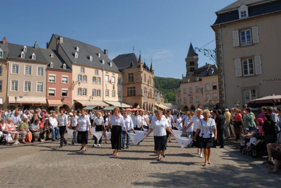 De Processie van Echternach tijdens een vorige editie. © Dienst Toerisme Luxemburg