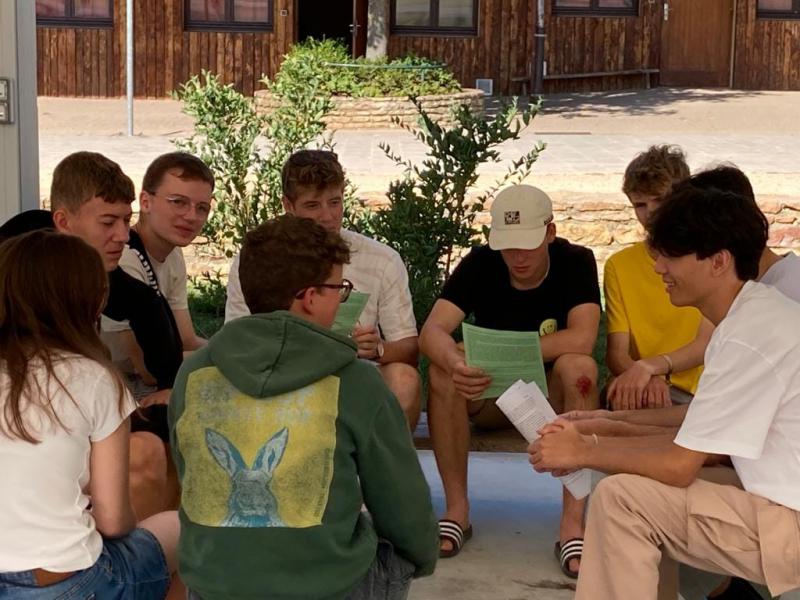 Uitwisseling in gespreksgroepjes 