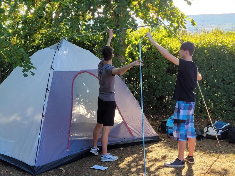 Kamperen in de Franse zon 