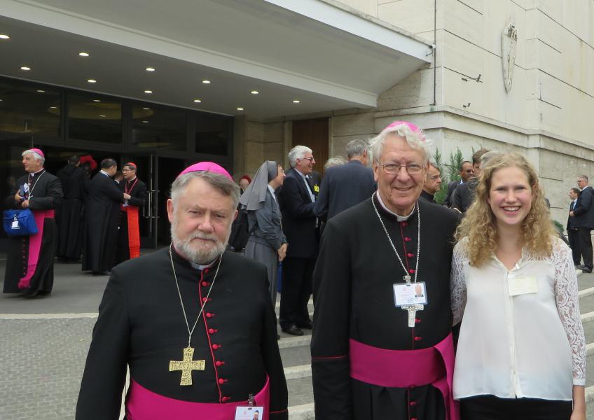 Jean Kockerols, Luc Van Looy en Marguerite-Marie Le Hodey. © evl