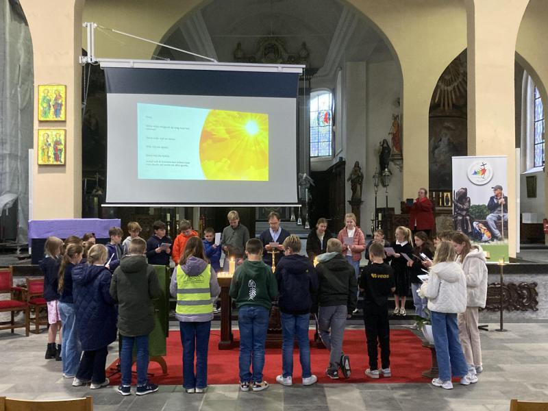 Startmoment vormelingen Zwevezele 