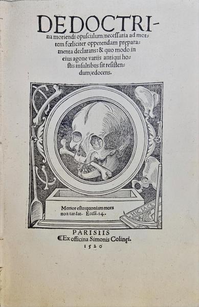 Tweede boek over de kunst goed te sterven © Bibliotheek Grootseminarie