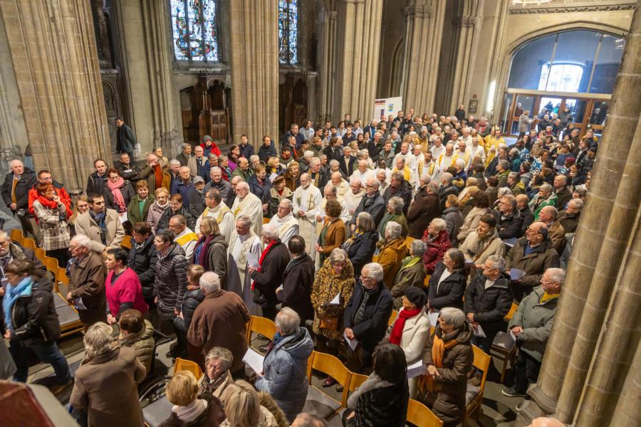 Aanstellingsviering Deken Bart 14 januari 2024 © Mario Declerck