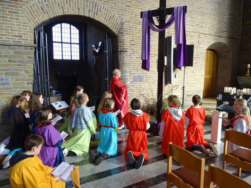 Palmzondag in de Sint-Jozefkerk 