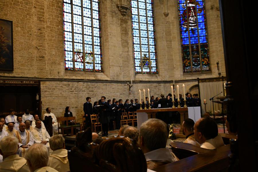 Viering tien jaar paus Franciscus in O.-L.-Vrouw ter Kameren © Katholieke kerk in Brussel