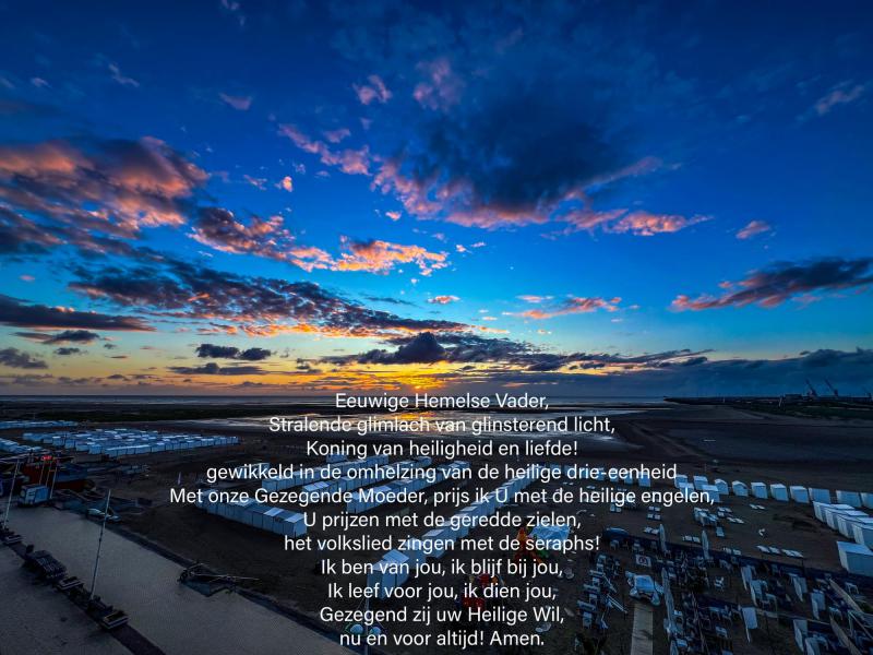 Gebed, Eeuwige Hemelse Vader op beeld Zeebrugge © Chris De Groote