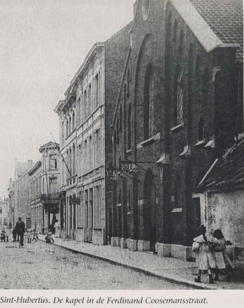 de kapel aan de Bakkerstraat, later Ferdinand Coosemansstraat 