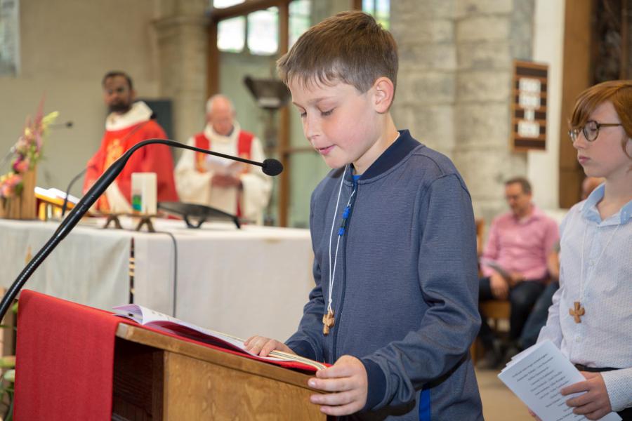 Vormselviering 2023 in de Sint-Geertruikerk te Leuven © Rudi Fransens