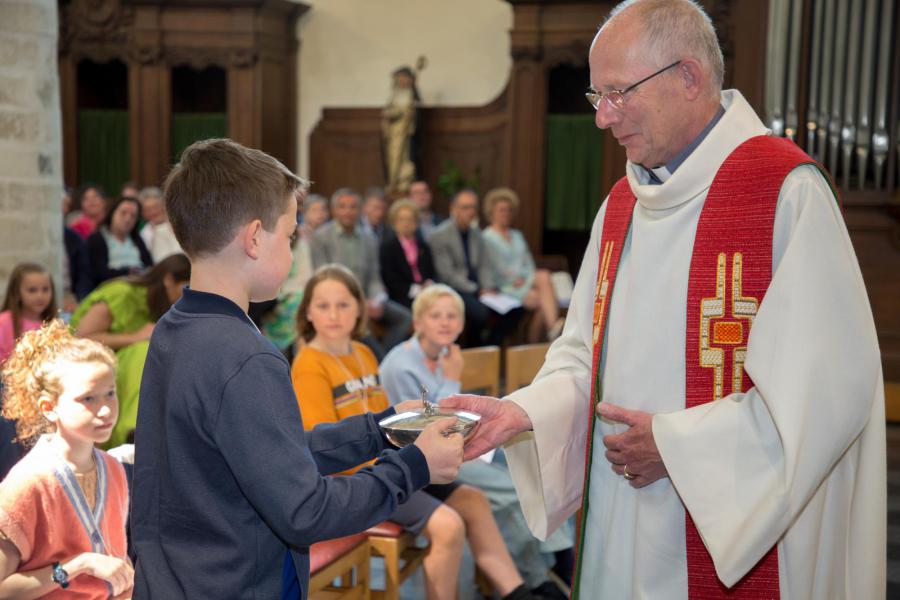 Vormselviering 2023 in de Sint-Geertruikerk te Leuven © Rudi Fransens
