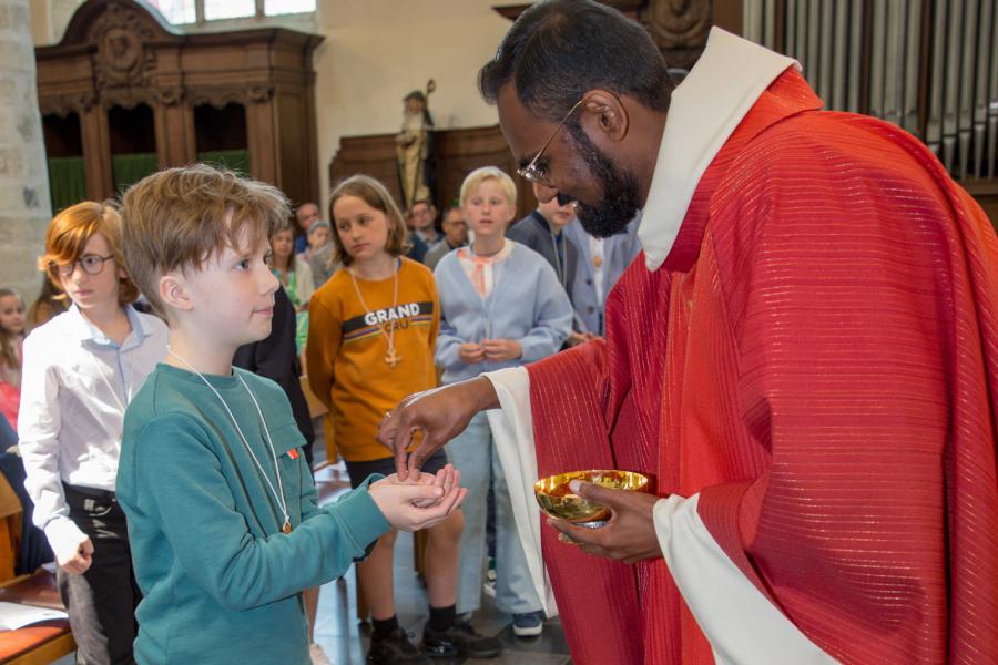Vormselviering 2023 in de Sint-Geertruikerk te Leuven © Rudi Fransens