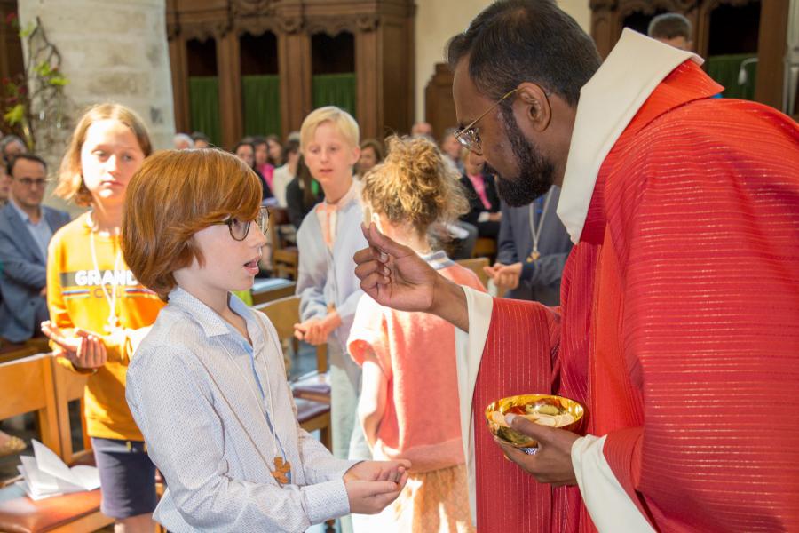 Vormselviering 2023 in de Sint-Geertruikerk te Leuven © Rudi Fransens
