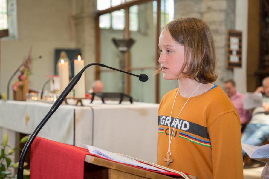 Vormselviering 2023 in de Sint-Geertruikerk te Leuven © Rudi Fransens