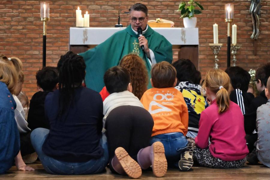 Zonale gezinsviering in de Sint-Jozefskerk © Pastorale zone Leuven aan de Dijle