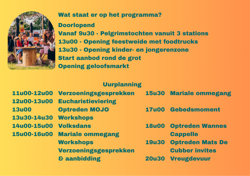 Feest van Hoop: meer info © Bisdom Gent