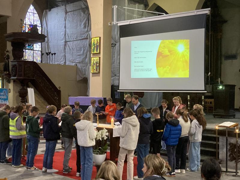 Startmoment vormelingen Zwevezele 