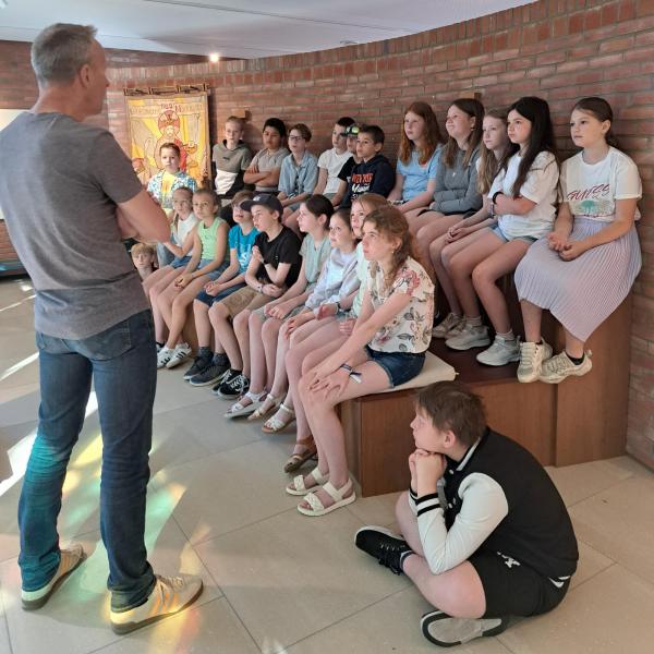 5de leerjaar op bezoek © Gracy Peelman
