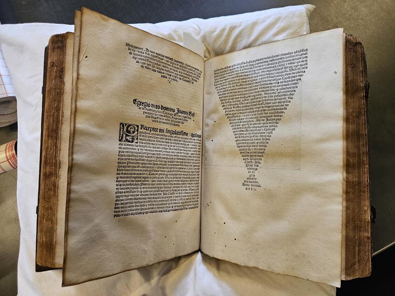 Meticuleus drukwerk © Bibliotheek Grootseminarie