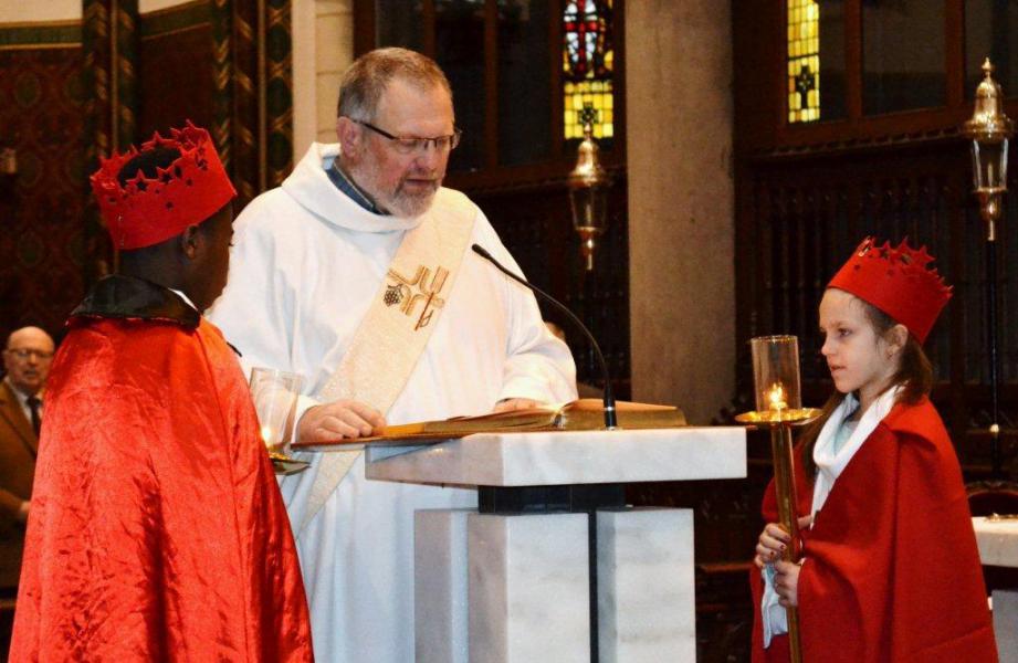 Lezing van het Evangelie © Urbain Van Kemseke