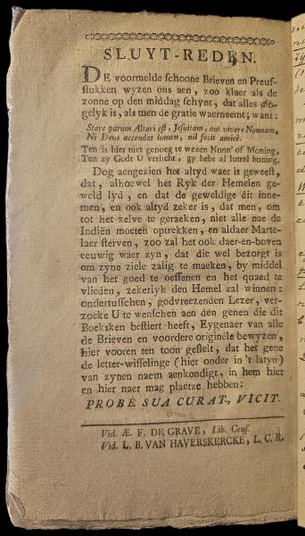 Anagram van de auteur © Bibliotheek Grootseminarie