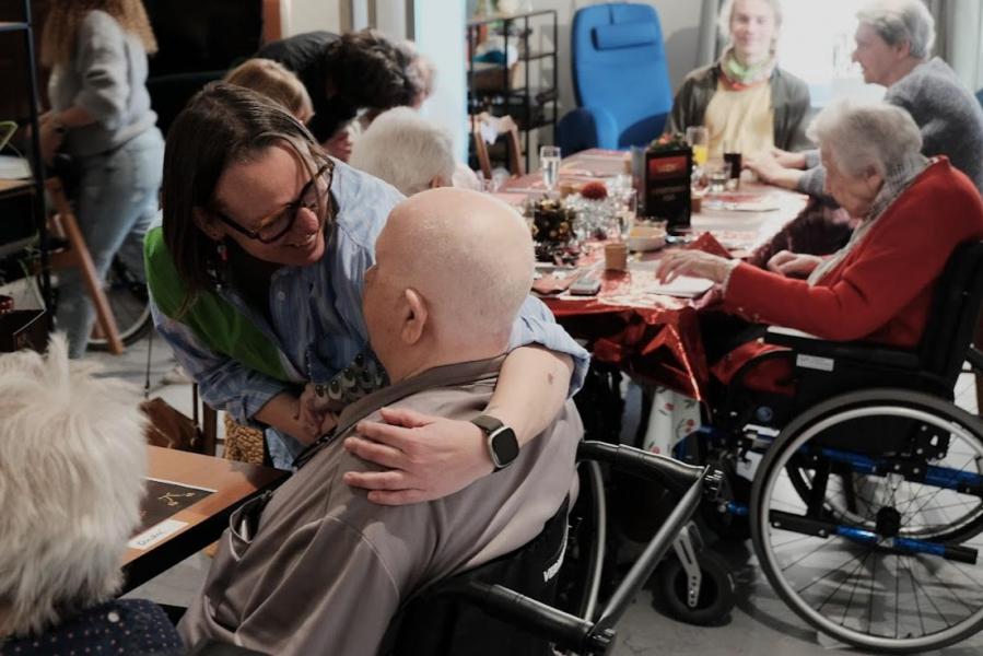 Kerstmaal met Sant'Egidio in WZC Edouard Remy © Pastorale zone Leuven aan de Dijle