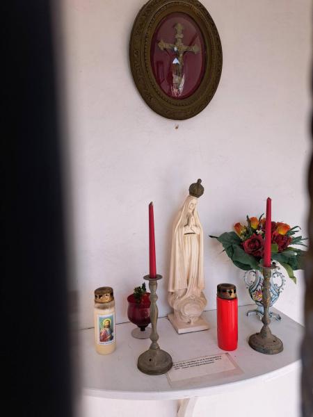 Bernadettebeeld in Veurne 