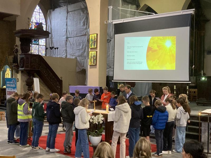 Startmoment vormelingen Zwevezele 