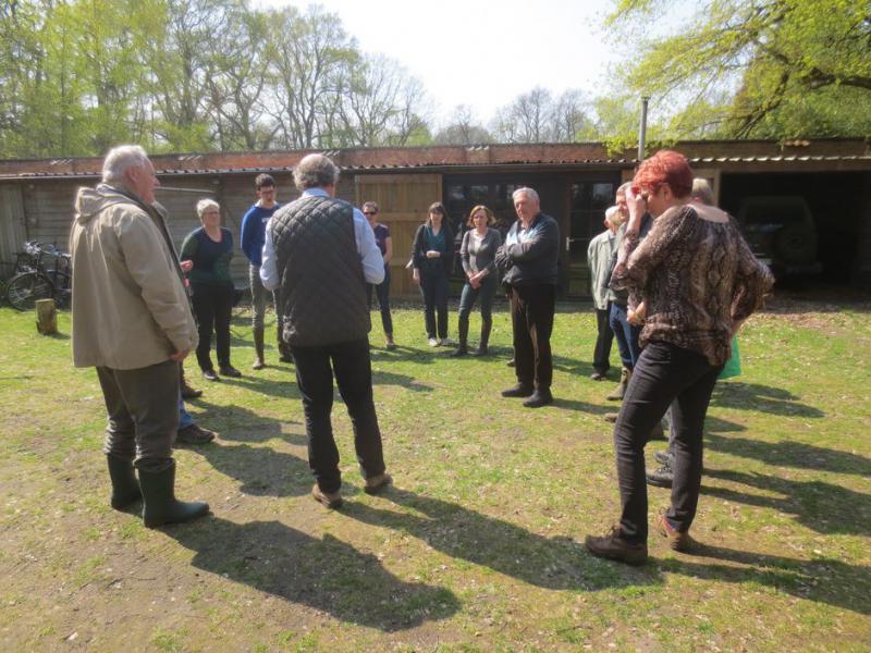 wandelen op de heide 