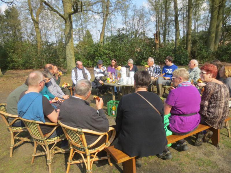 wandelen op de heide 