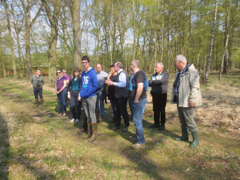 wandelen op de heide 