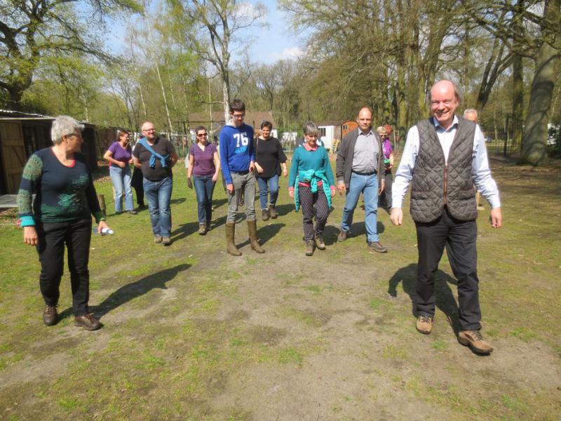 wandelen op de heide 