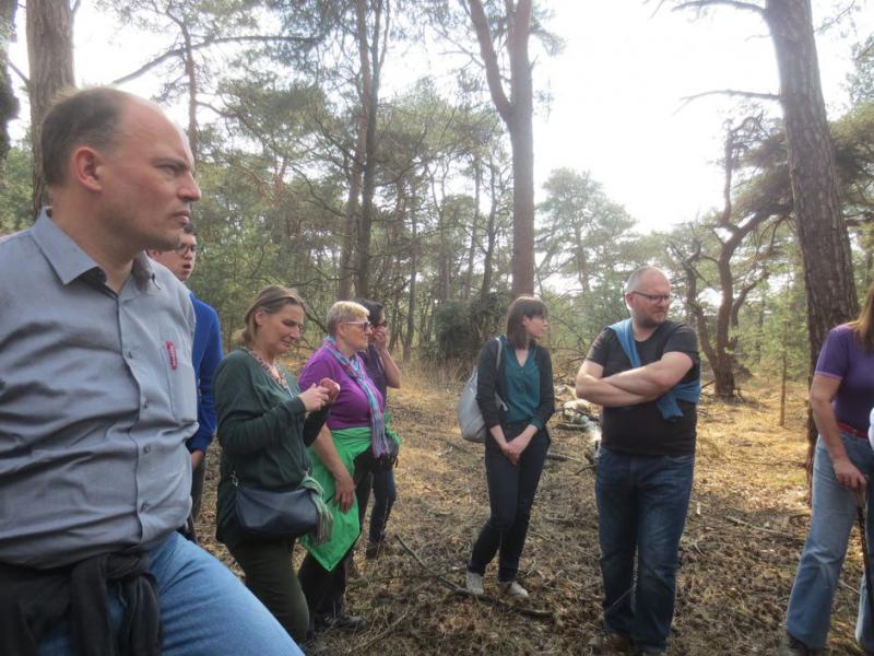 wandelen op de heide 