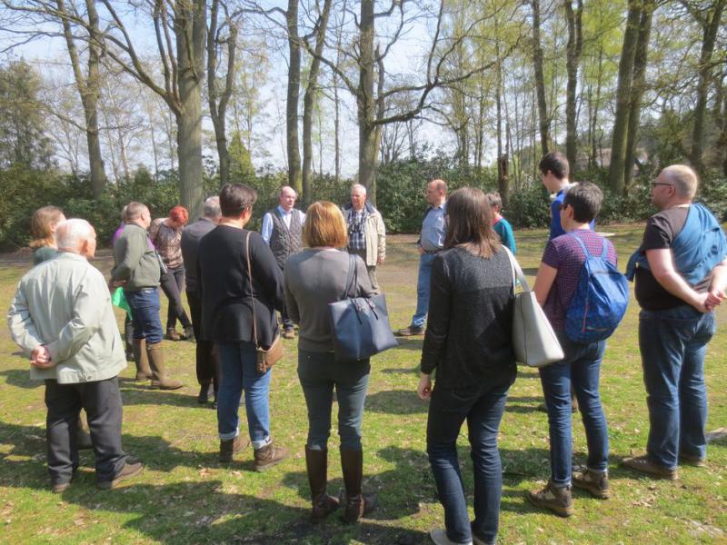 wandelen op de heide 