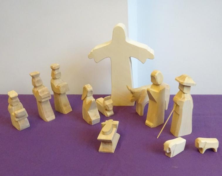 Godly Play - De Heilige Familie in de advent/veertigdagentijd. © Joke Vermeire
